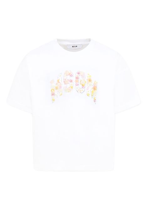 T-shirt con logo MSGM KIDS | S5MSJGTH105001